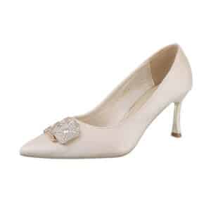 Ital-Design Damen Abendschuhe Elegant High-Heel-Pumps (86192521) Pfennig-/Stilettoabsatz High Heel Pumps in Gold