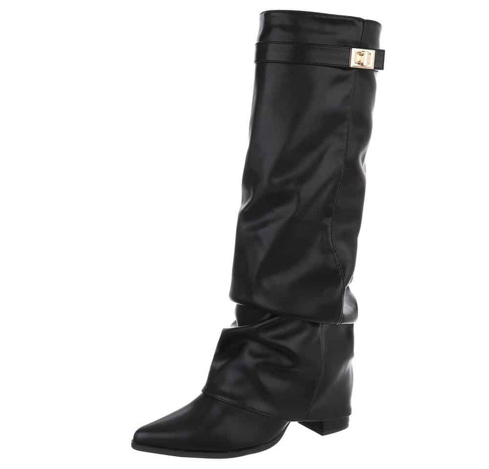 Ital-Design Elegante Stiefel mit hochwertigem Material und bequemem Design High-Heel-Stiefel