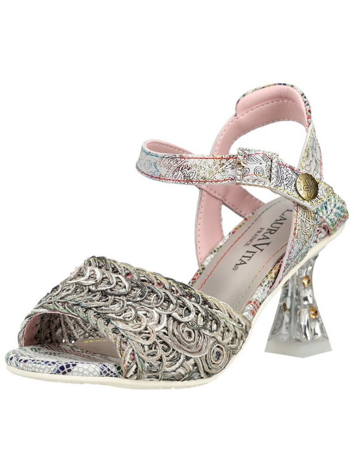 LAURA VITA Pumps Leder/Textil High-Heel-Pumps