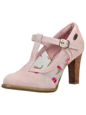 LAURA VITA Pumps Leder/Textil High-Heel-Pumps