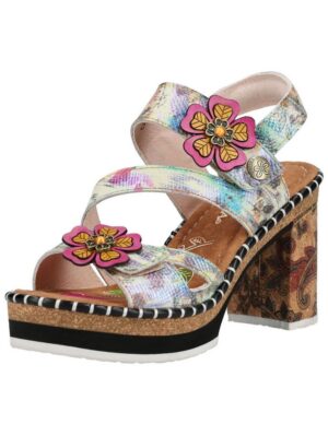LAURA VITA Sandalen Leder High-Heel-Sandalette