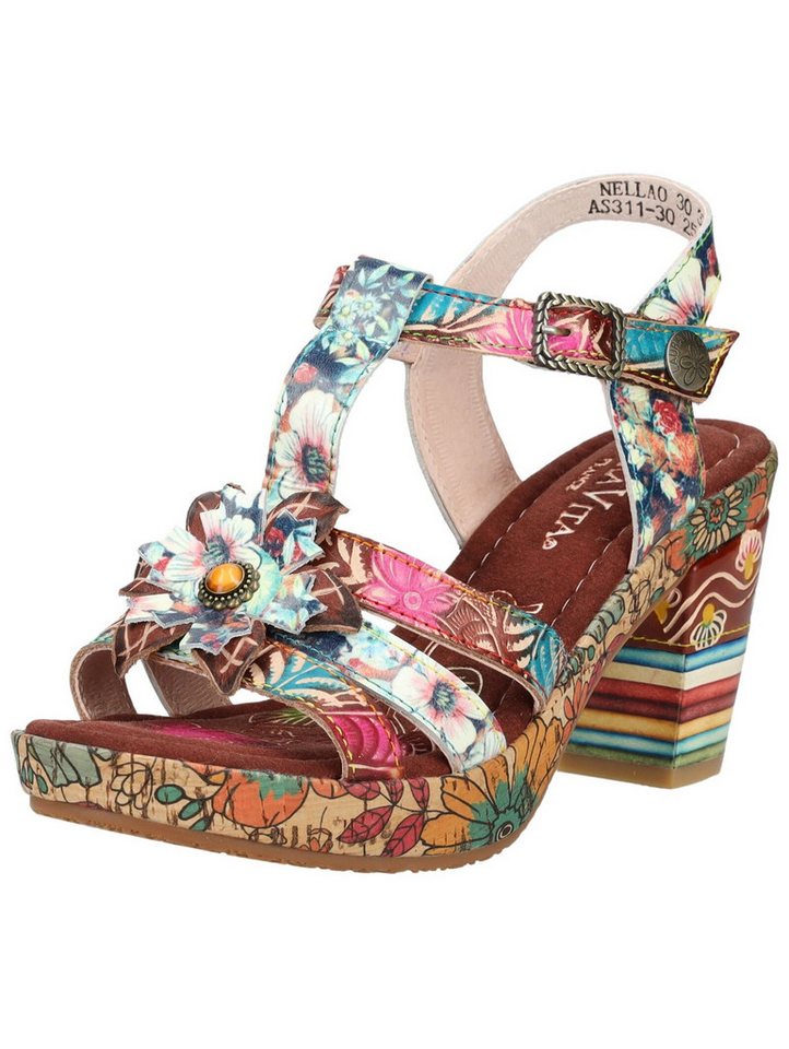 LAURA VITA Sandalen Leder High-Heel-Sandalette