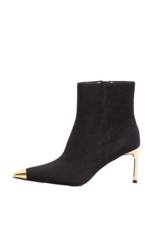 LIPSY Lipsy Stiefeletten aus Kunstveloursleder High-Heel-Stiefelette (1-tlg)