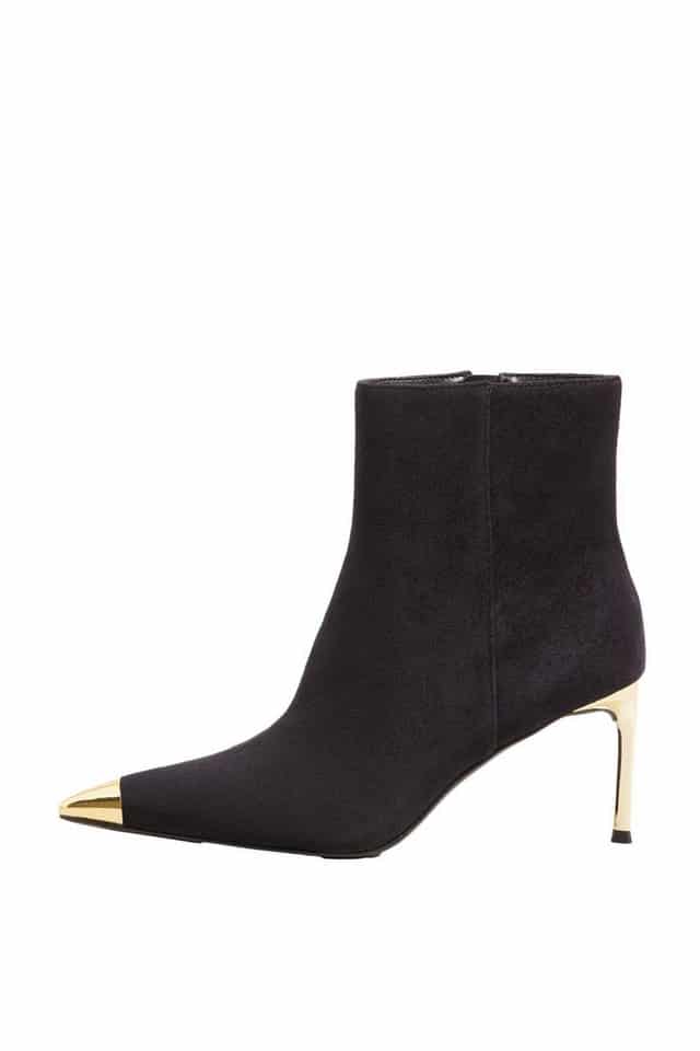 LIPSY Lipsy Stiefeletten aus Kunstveloursleder High-Heel-Stiefelette (1-tlg)