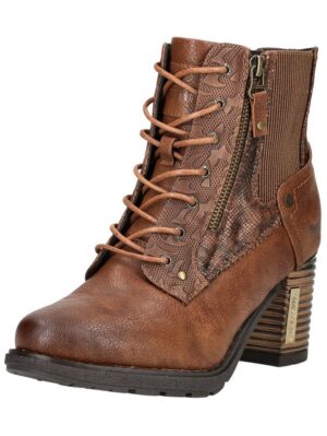 Mustang Shoes Stiefelette Lederimitat/Textil High-Heel-Stiefelette