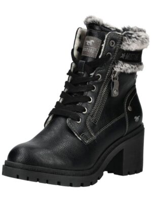 Mustang Shoes Stiefelette Lederimitat/Textil High-Heel-Stiefelette